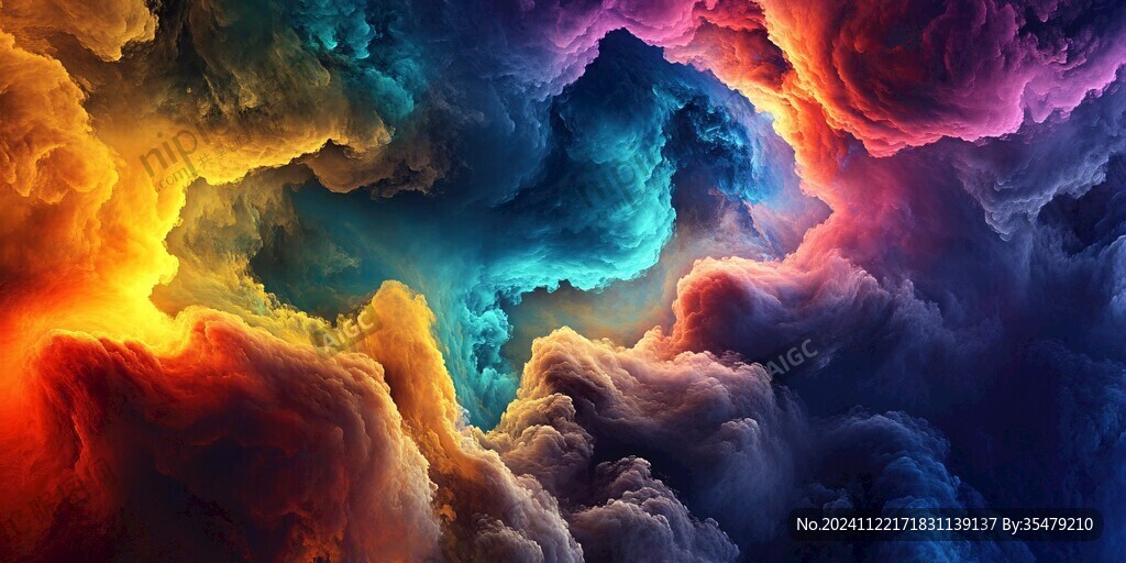 炫彩抽象肌理酸性背景