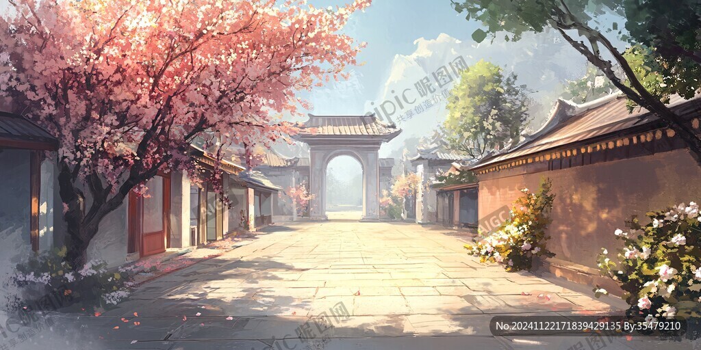 古风动画场景