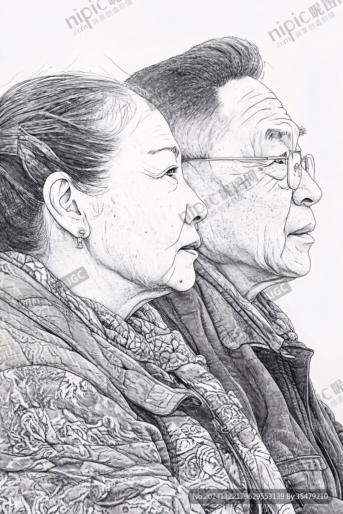 李诚线描