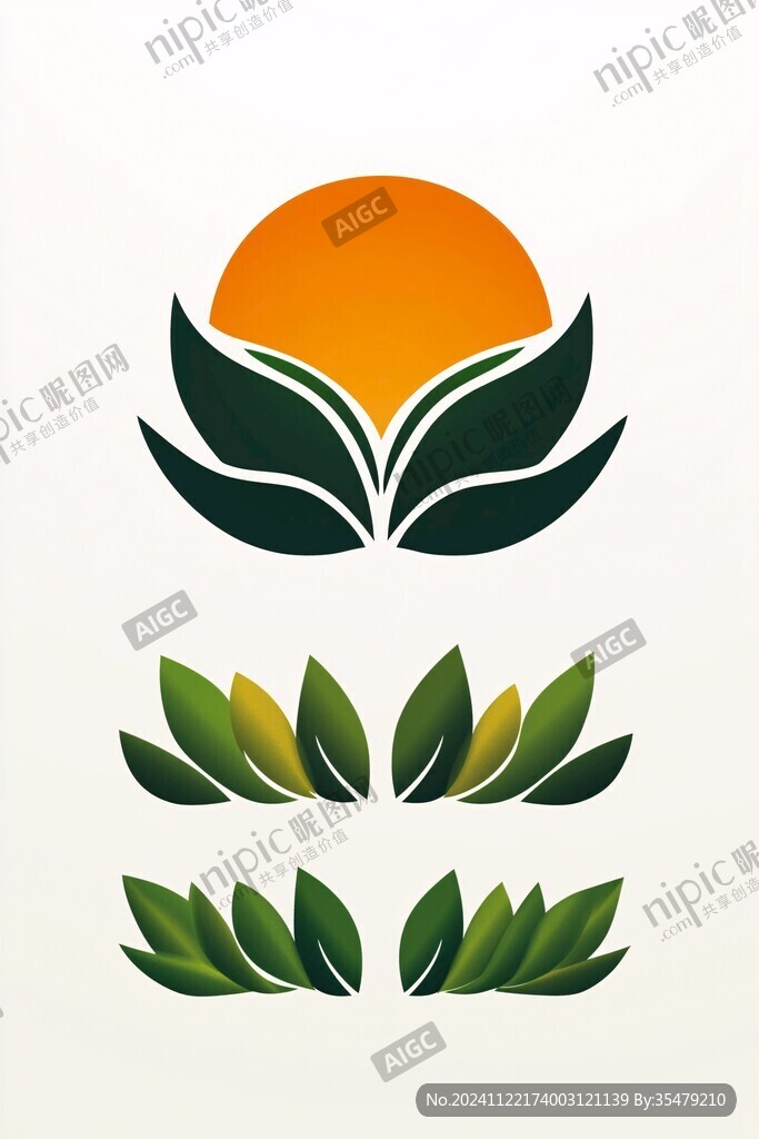 绿叶麦穗logo