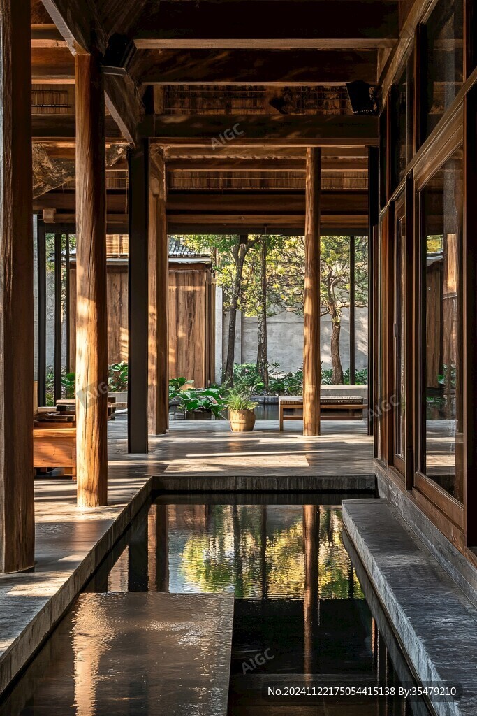 日本实木建筑设计