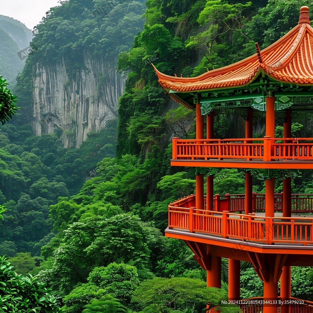 大龙湫风光
