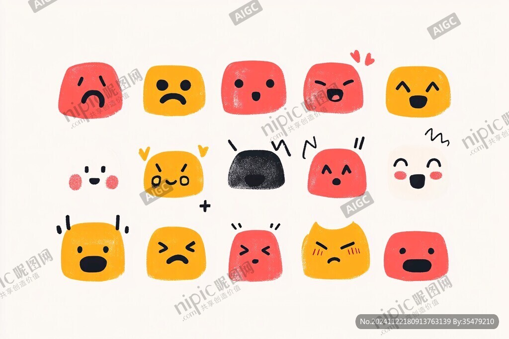 卡通表情素材