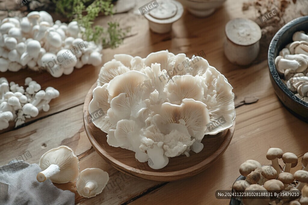 火锅配菜新鲜蘑菇