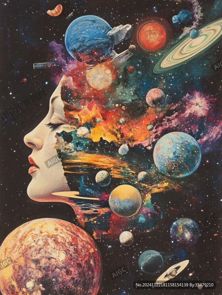 宇宙装饰画