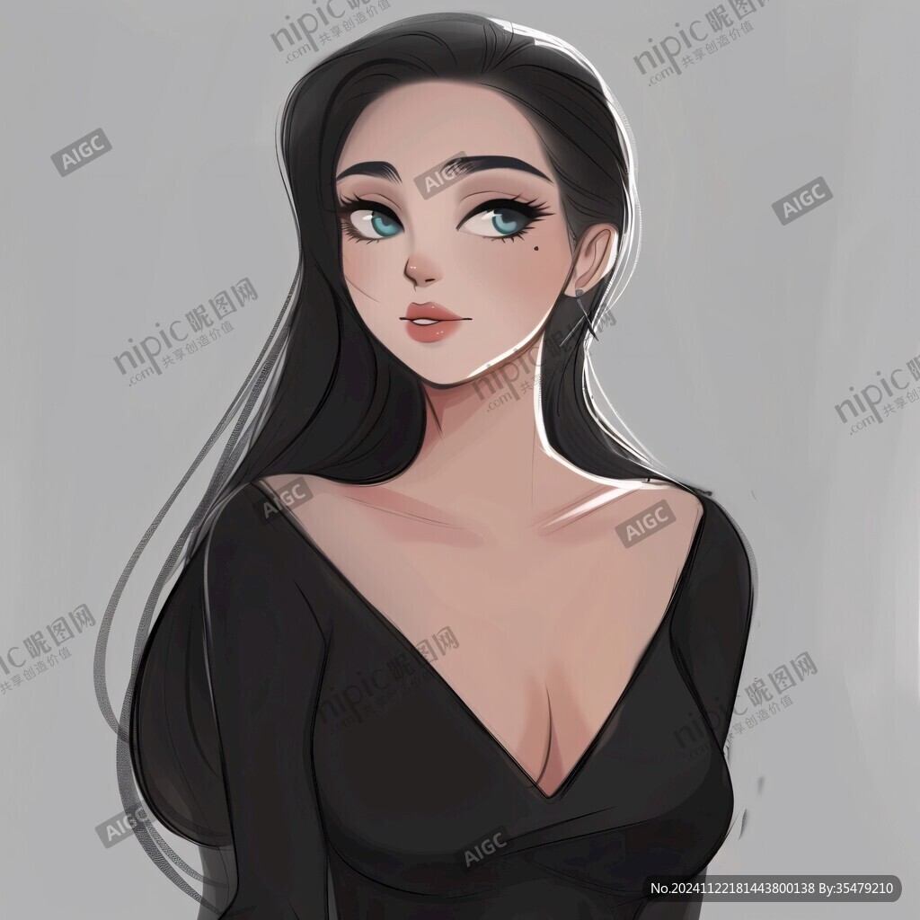 板绘人像
