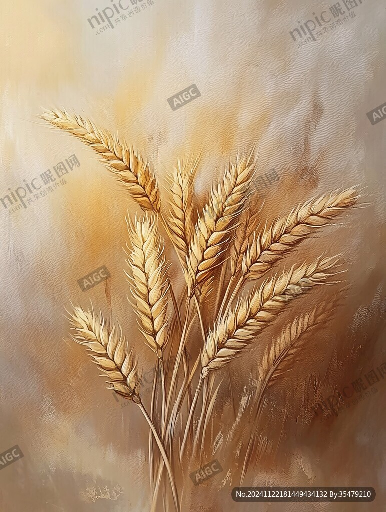 小麦壁画