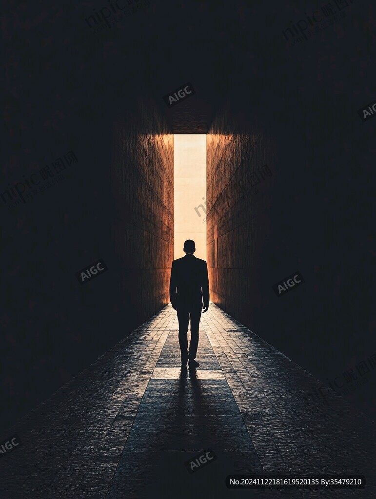 廊道尽头的人