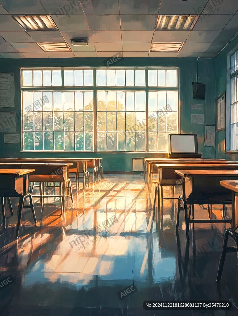 教室插画