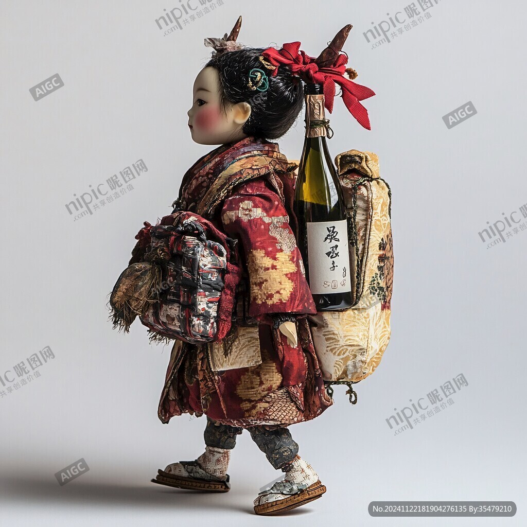 博多舞扇人形