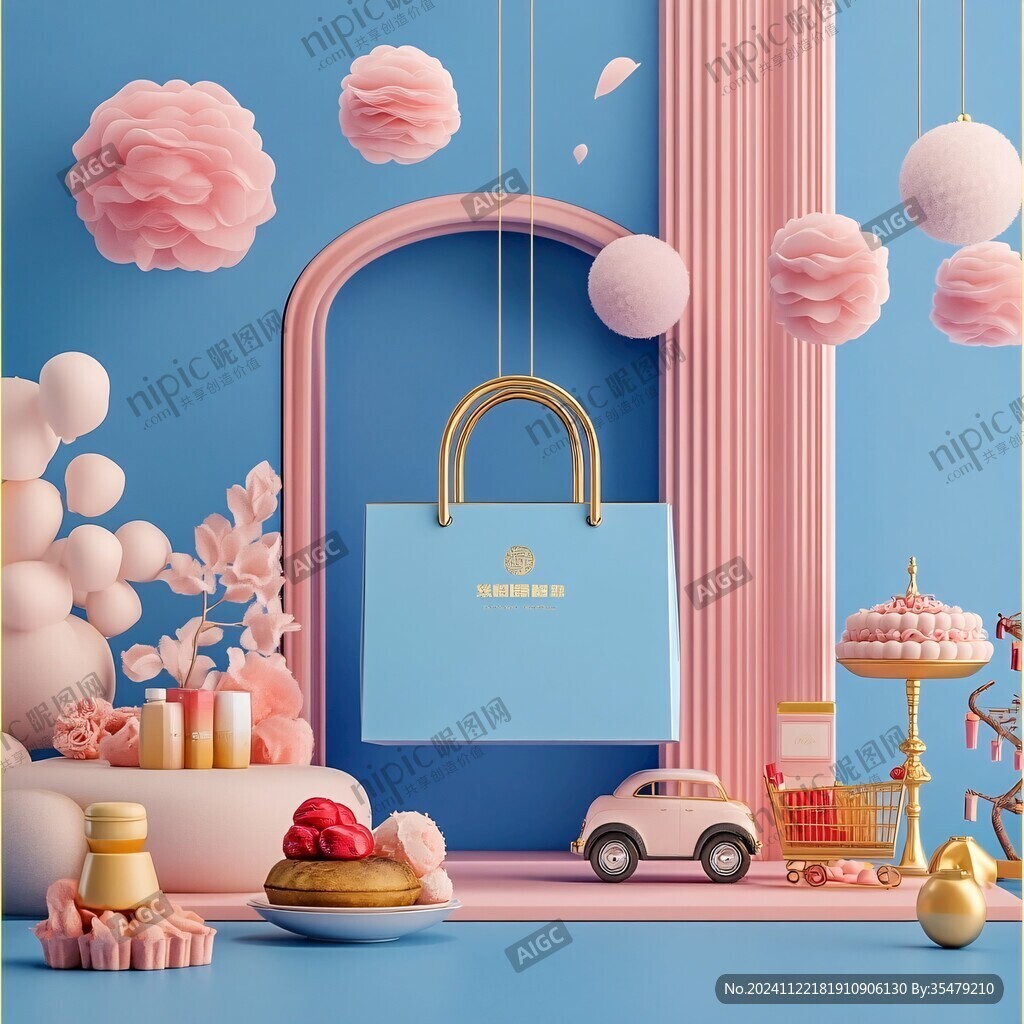 简约促销场景