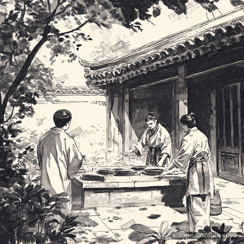 衙门办案场景
