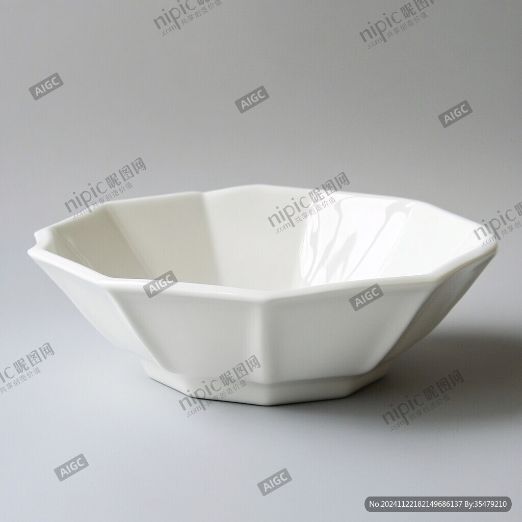 斗笠形白陶器
