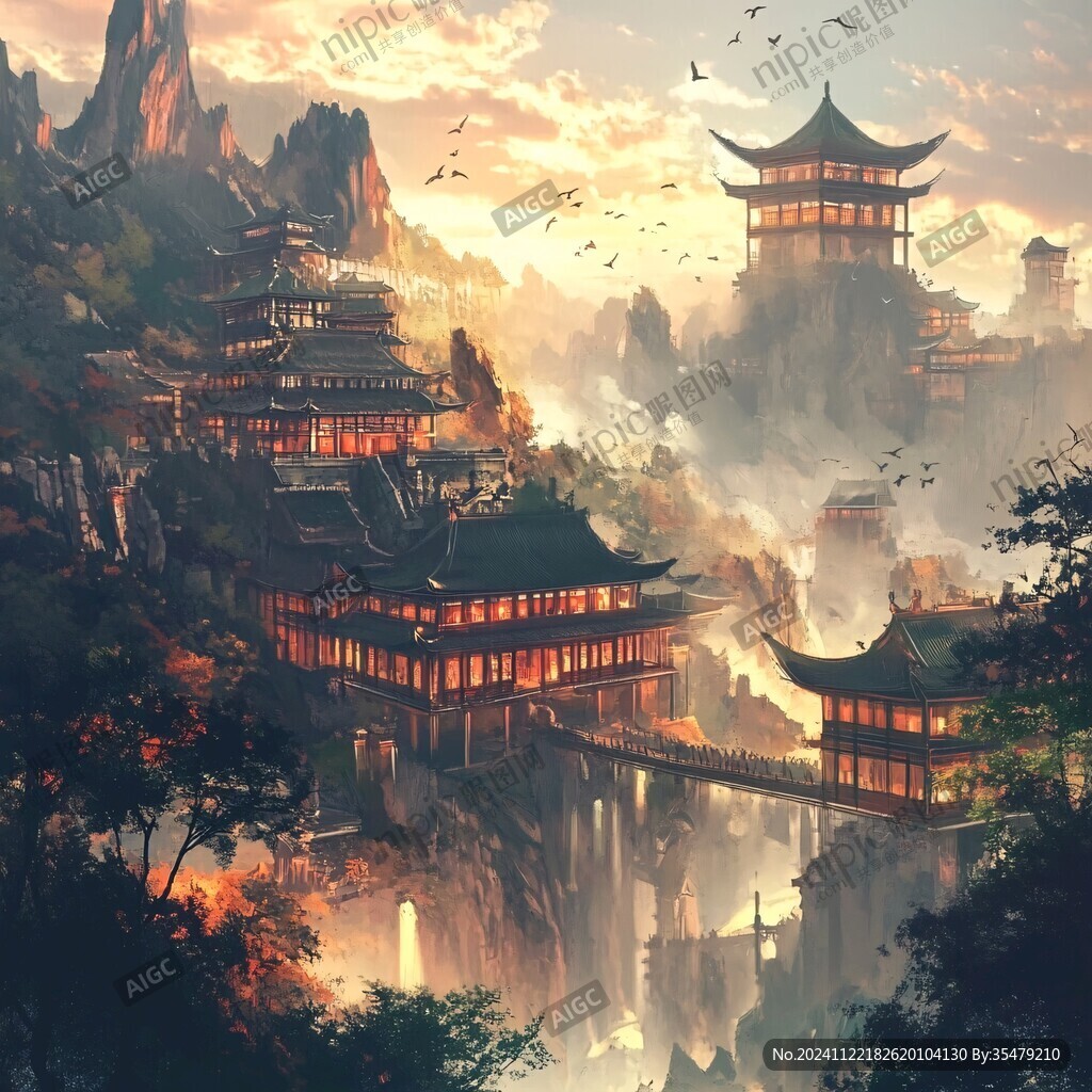 古风动画场景