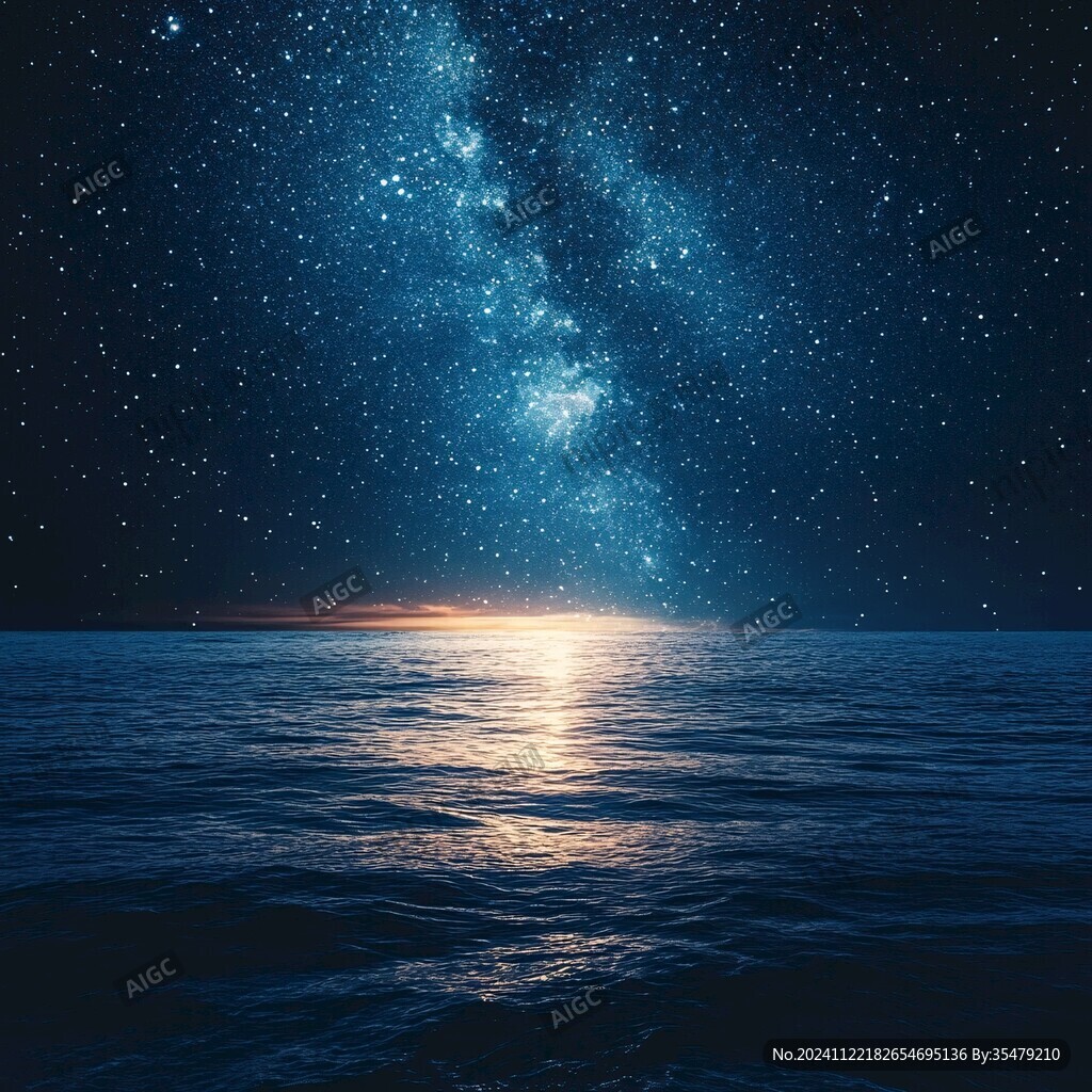 抽象写意星辰大海