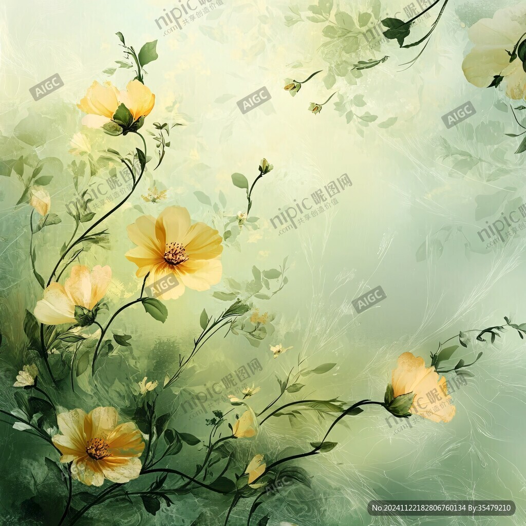 梦幻花朵壁纸墙纸