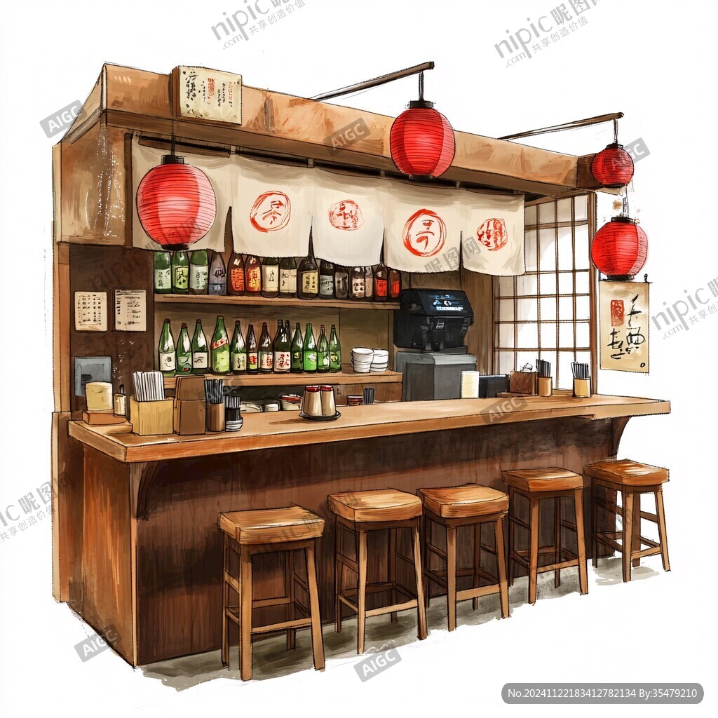 日式居酒屋柜台