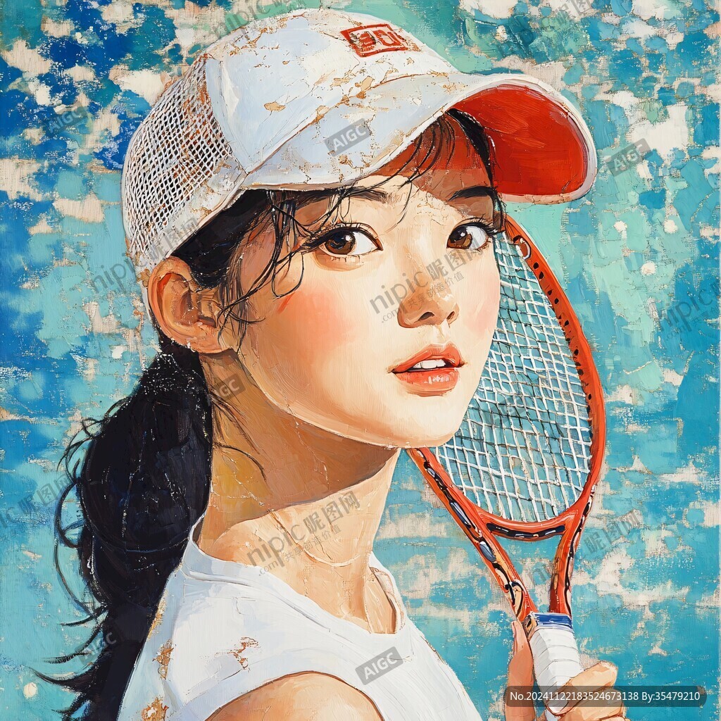 个人原创插画运动员