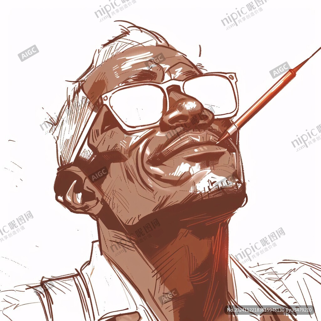 黑人插画