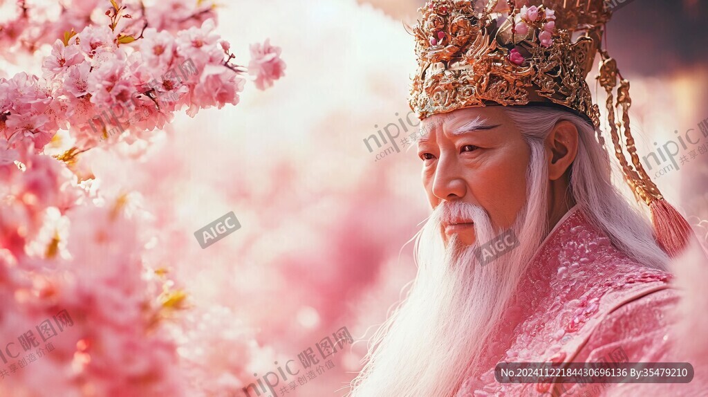 寿星桃花