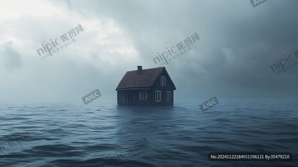 淹没的房屋