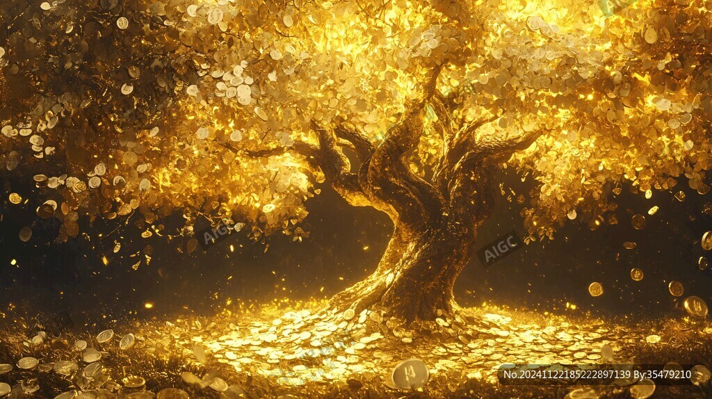 金色许愿树