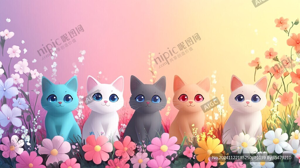 3d卡通猫咪