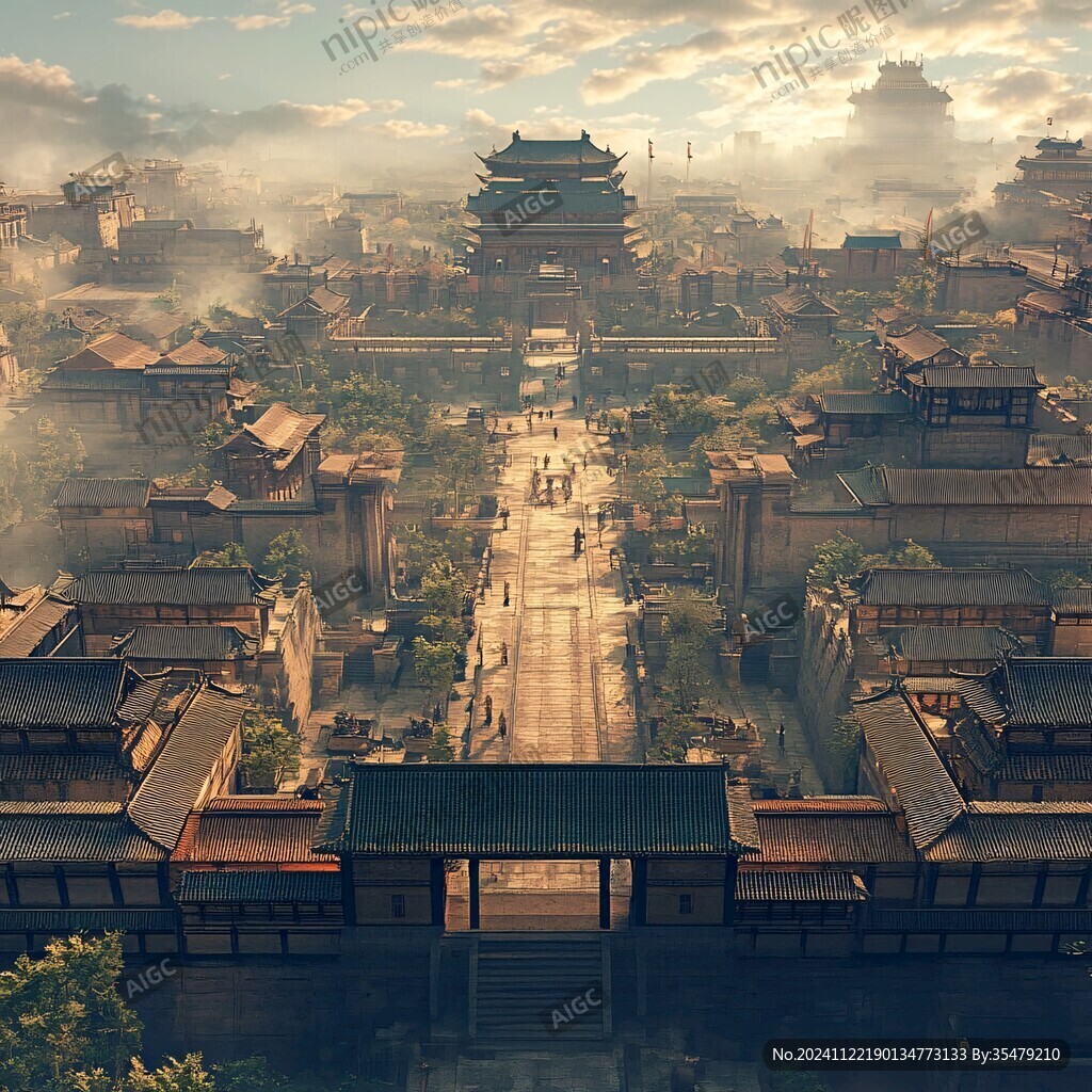 横店插画