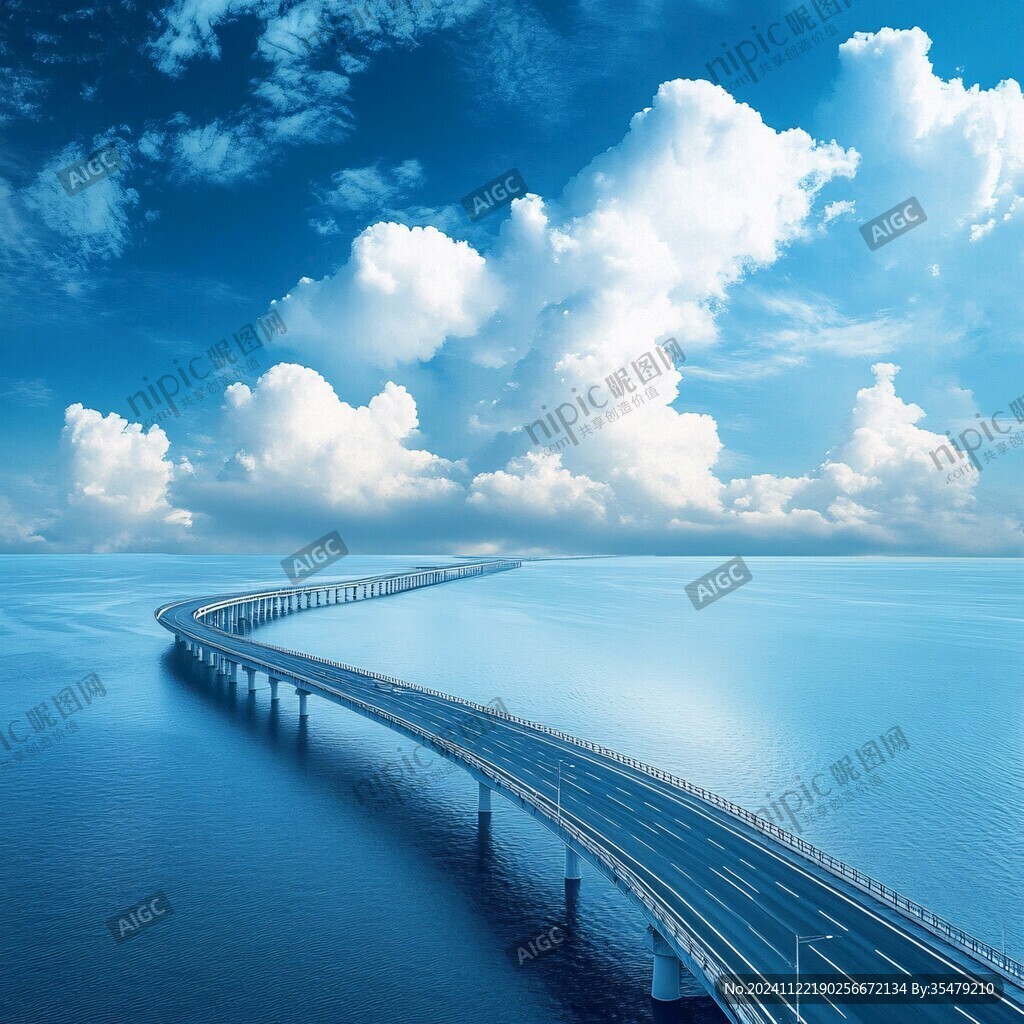 跨海大桥素材