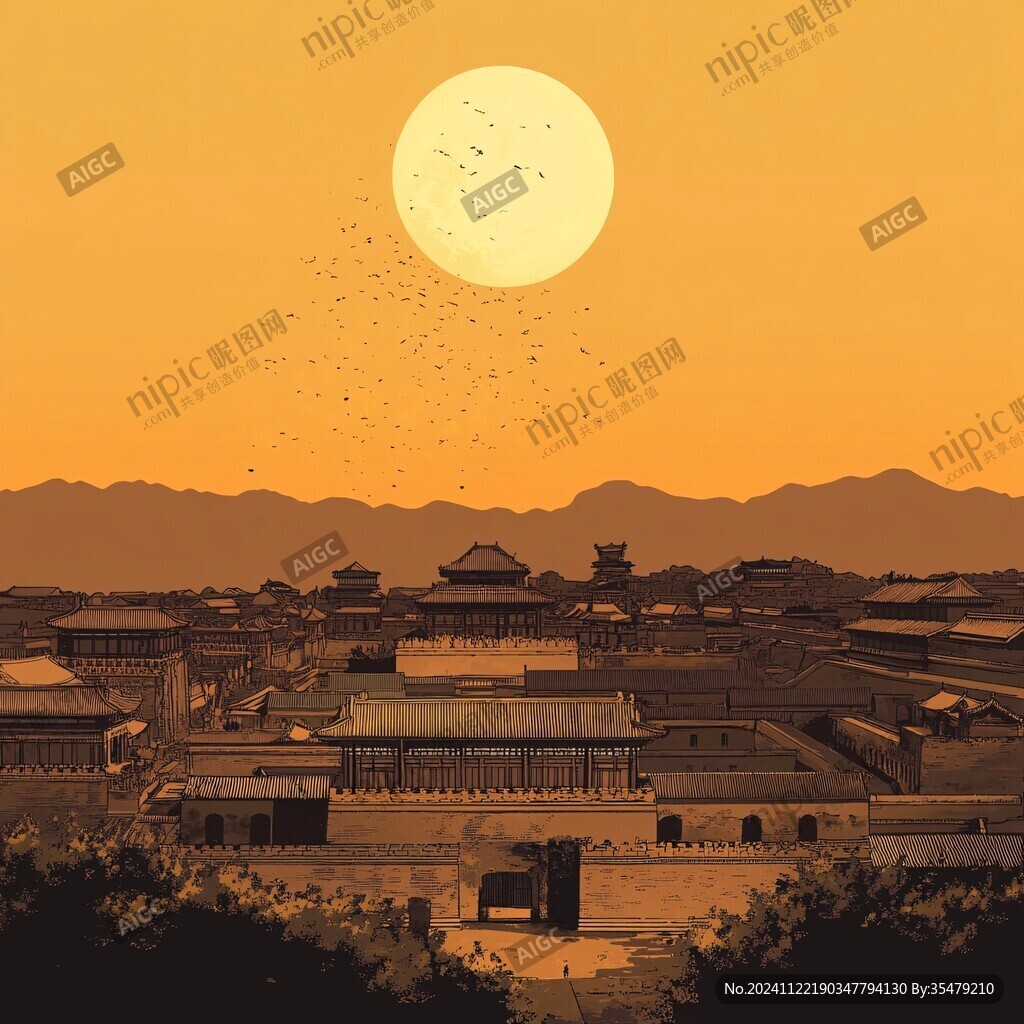 神武门插画