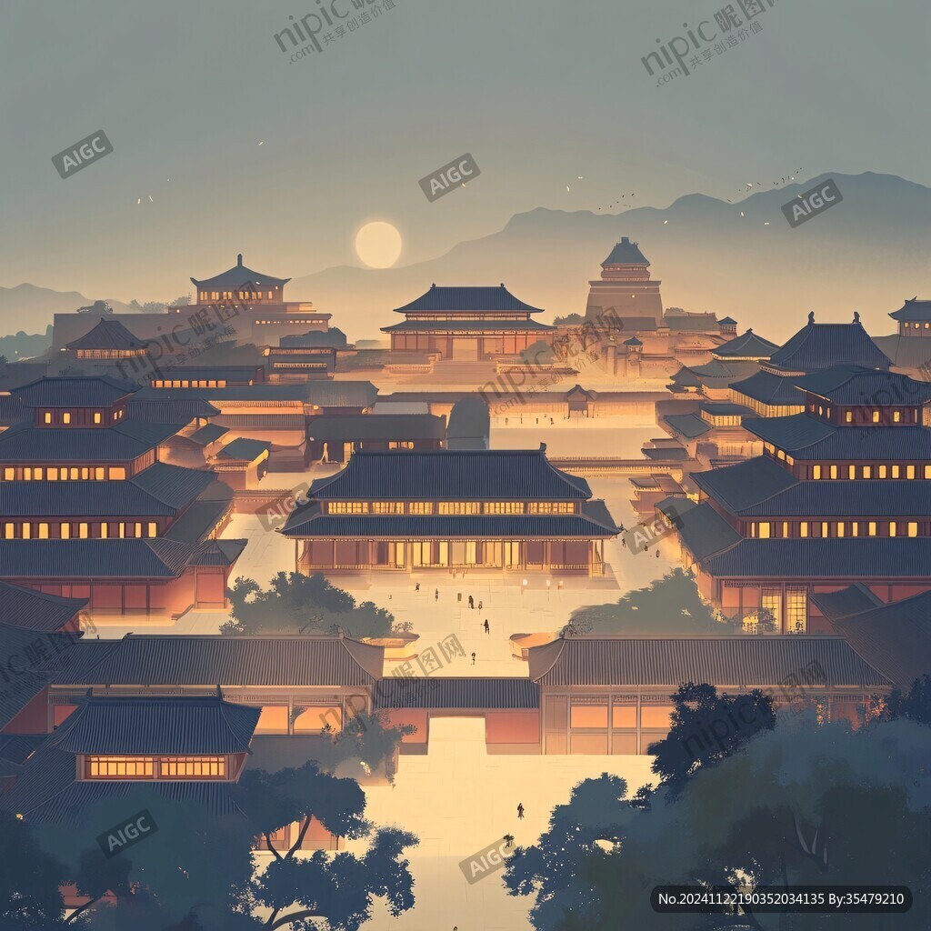 横店插画