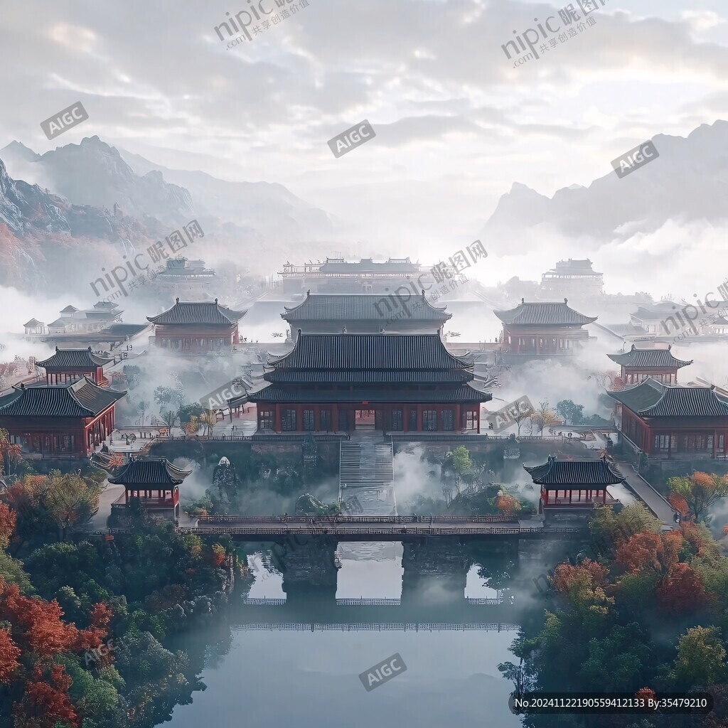 古风仙境天上宫阙