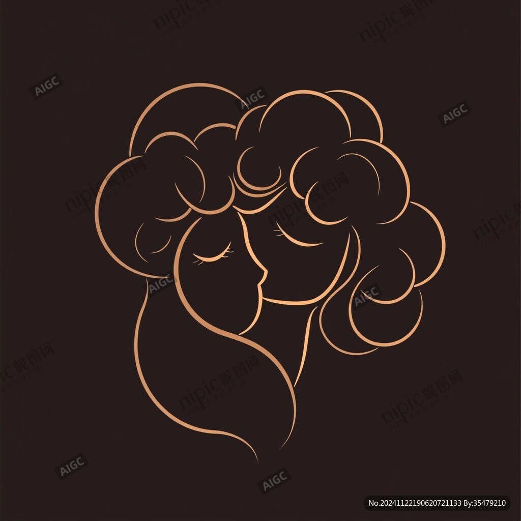 绵羊云朵图形logo标志