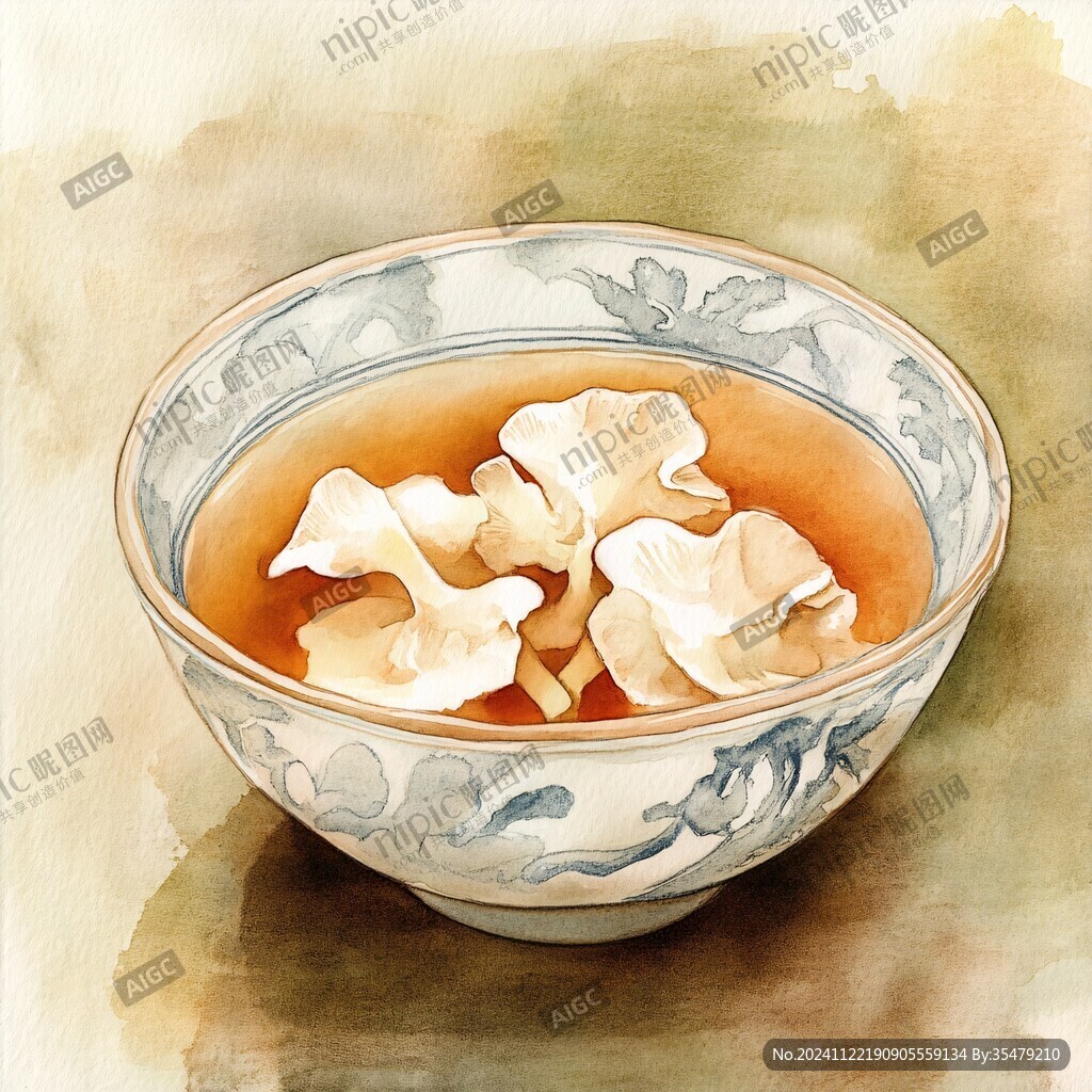 抄手插画