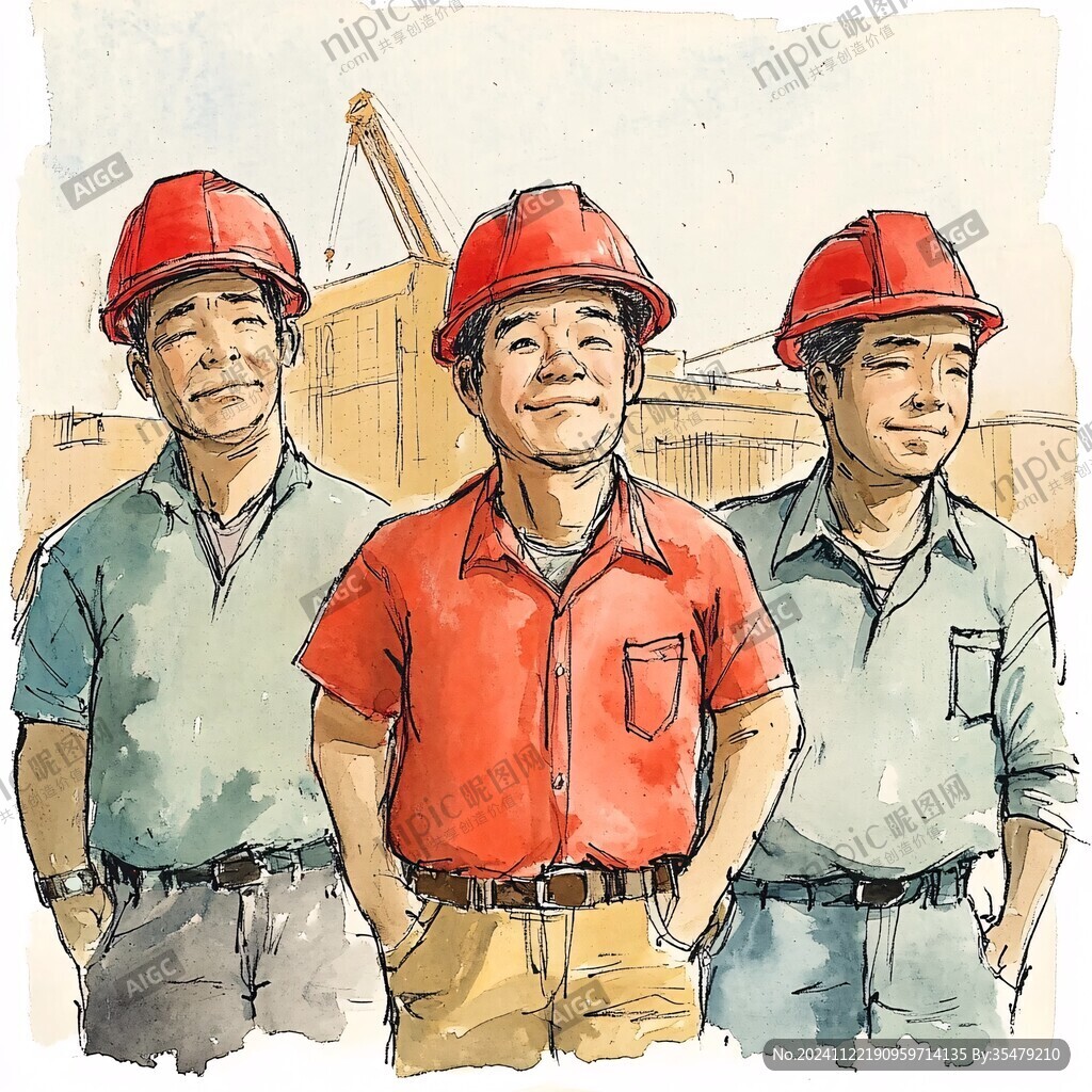 工人插画