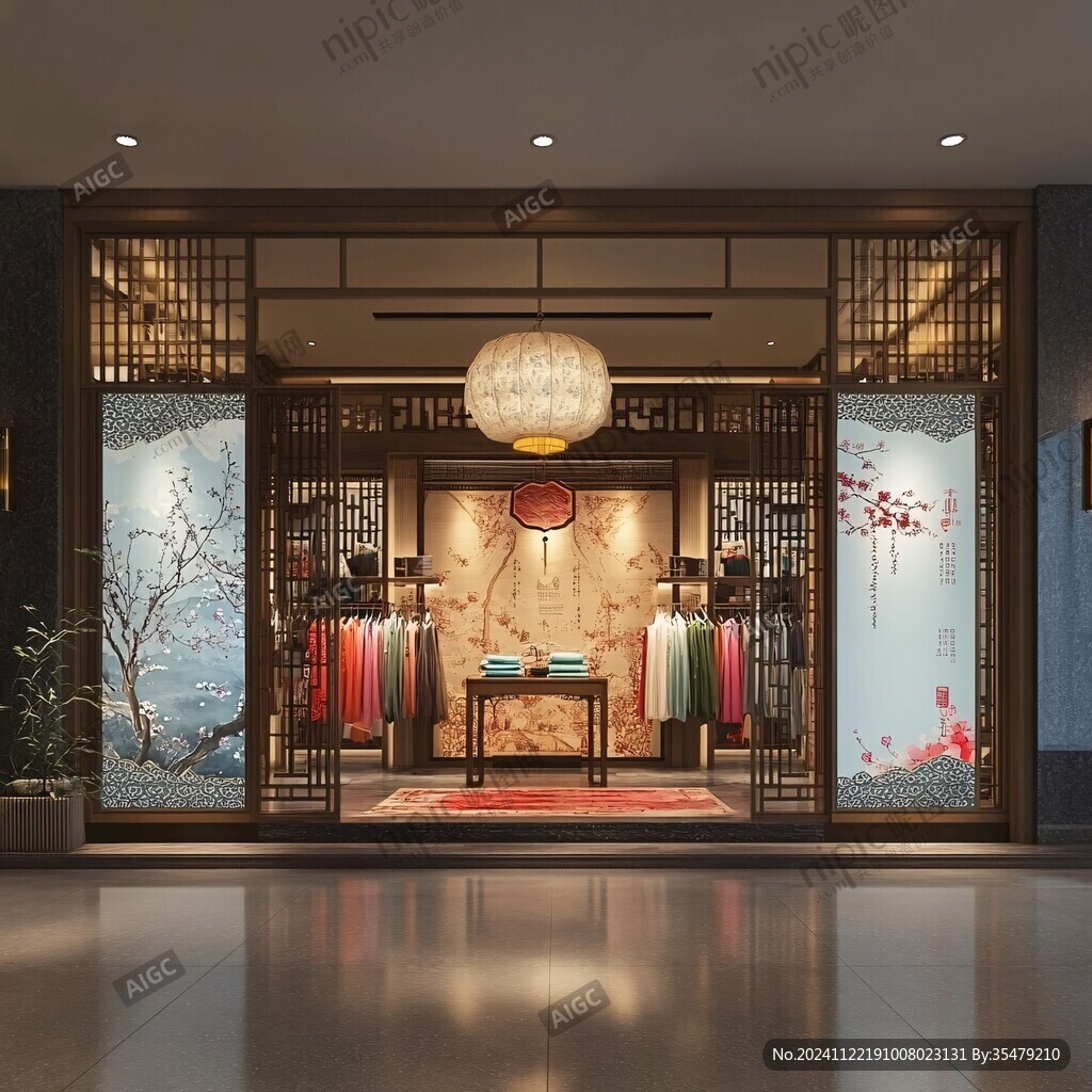 新中式服装店