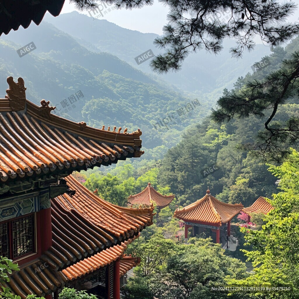 山林深山禅寺