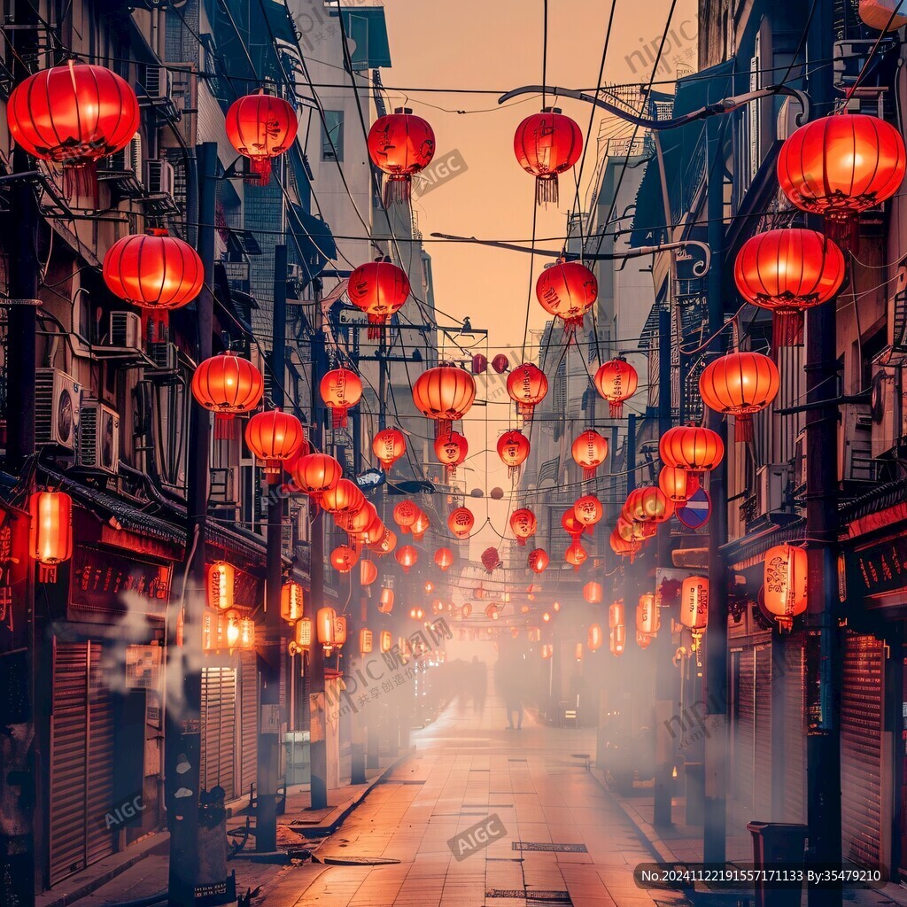 红灯笼巷道