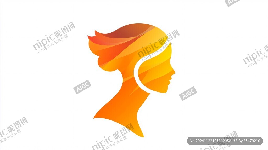 女性美发logo