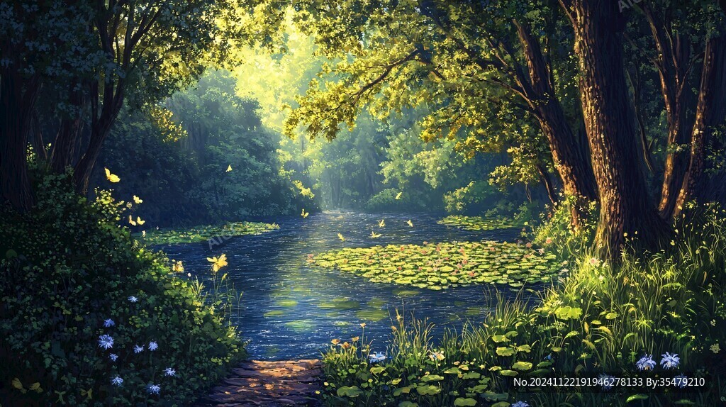 唯美森系场景