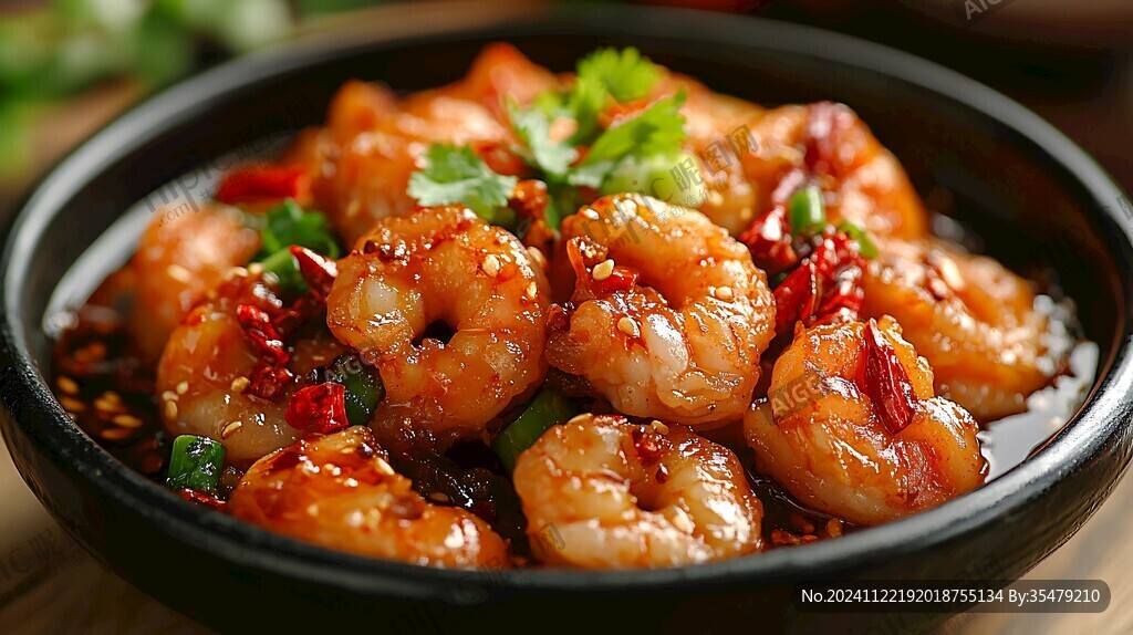 麻辣虾仁
