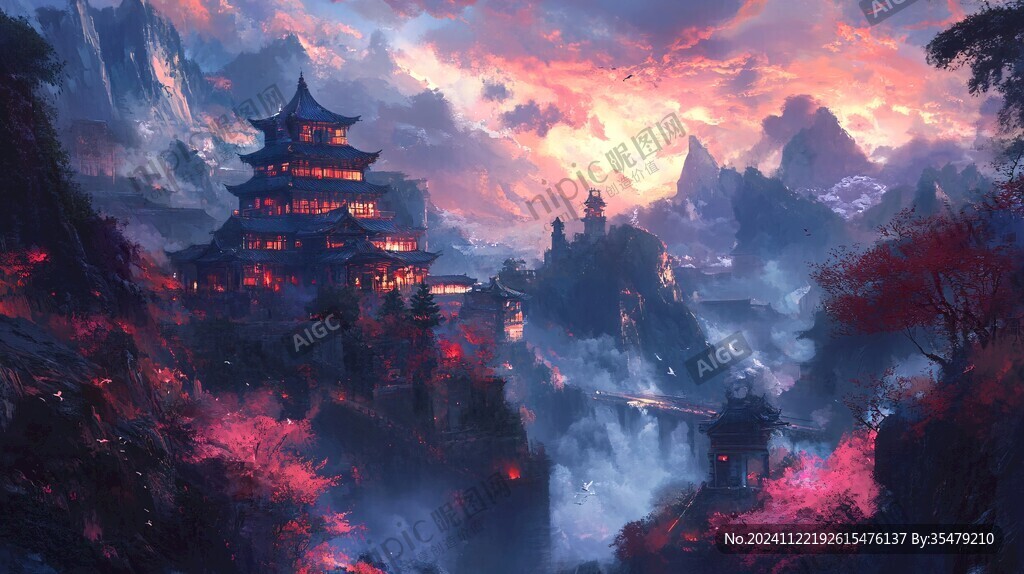 古风仙境天上宫阙