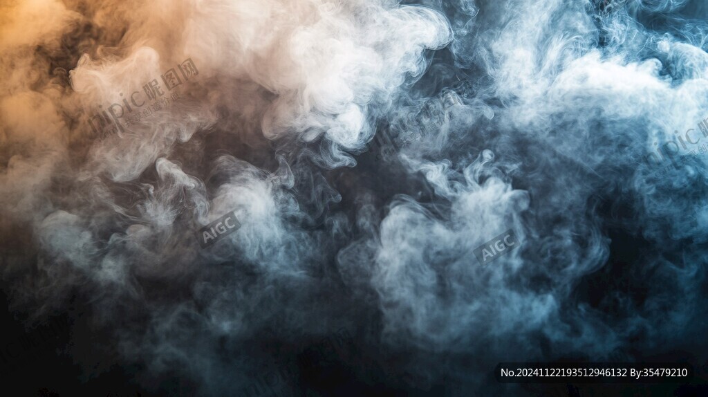 多色烟雾艳丽图案背景