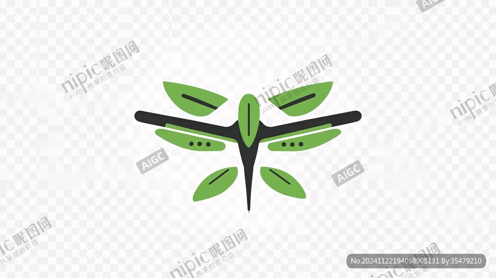 蜻蜓标志设计