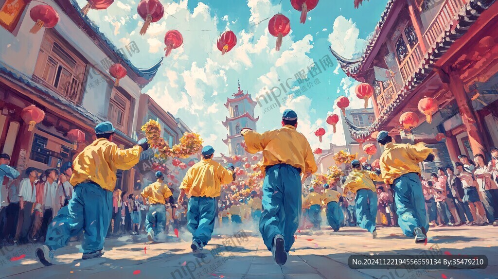 横店插画