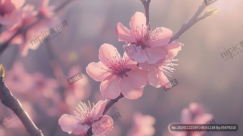 唯美桃花高清壁纸