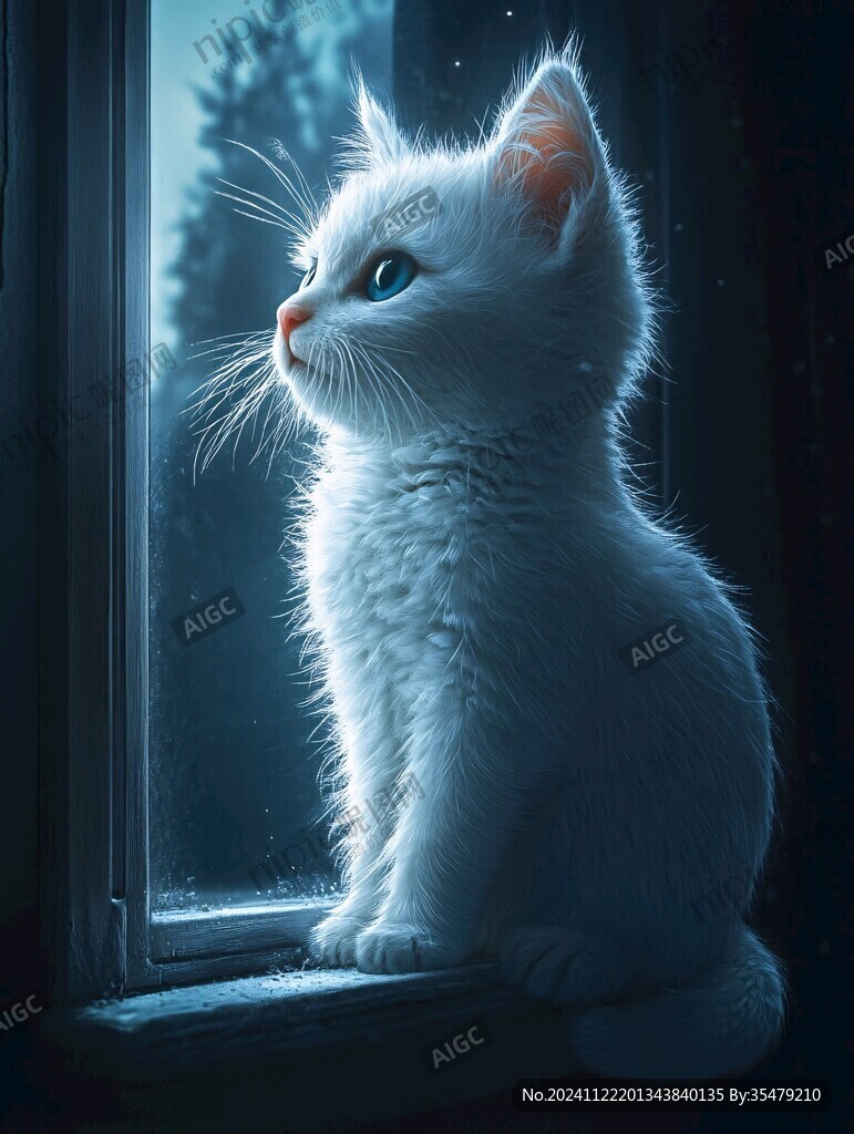窗口的猫咪