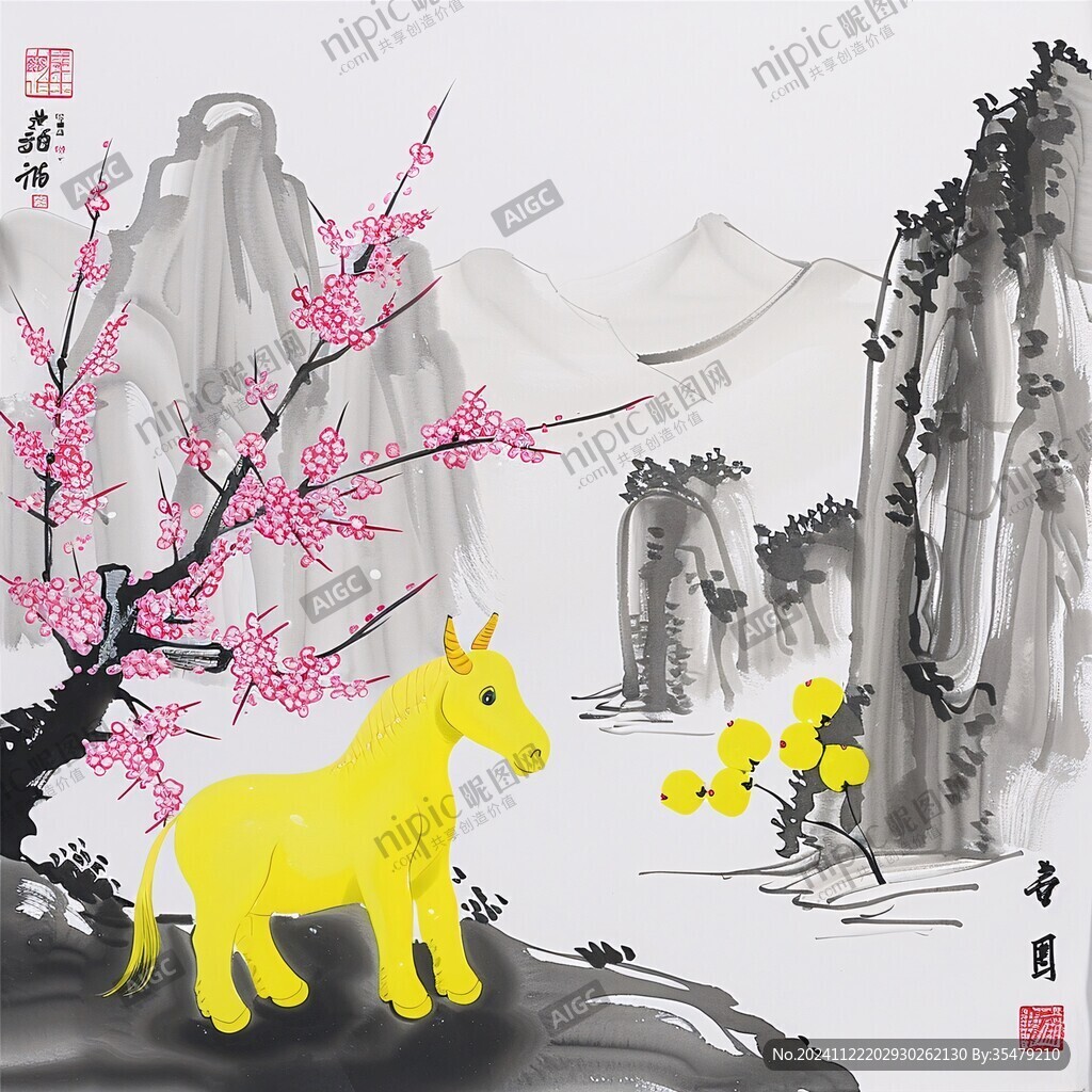 戊戌年挂画
