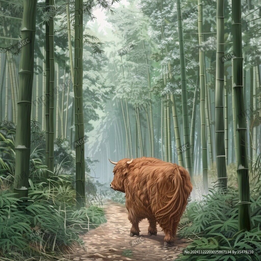 动物插画写实