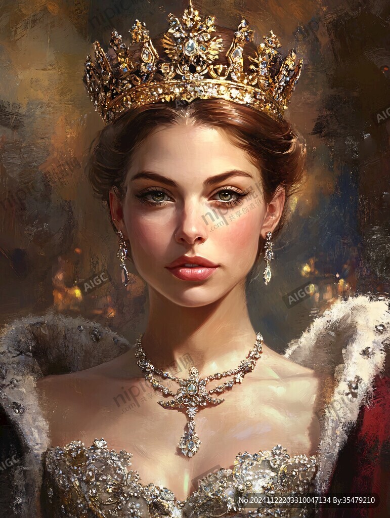 女王人物画